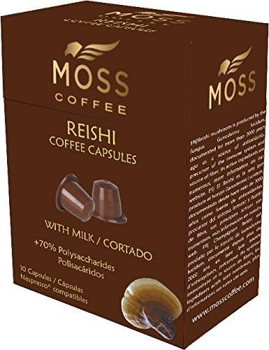 INSTANT LATTE / WITH MILK COFFEE REISHI SINGLE DOSE - MADE IN EUROPE - SAVE 5$ PURCHASING 3 UNITS!!!