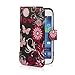 32nd Design book wallet PU leather case cover for Samsung Galaxy S4 Zoom C1010 + screen protector and cleaning cloth - Gerbera