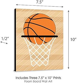 Nothin But Net Basketball Sports Themed Nursery Wall Art Kids Room Decor And Game Room Home Decorations 7 5 X 10 Inches Set Of 3 Prints Buy Online At Best Price In Uae Amazon Ae