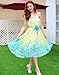 Ashir Aley Woman's Beautiful Chiffon Floral Summer Long Maxi Skirt