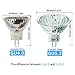 SANSUN 3W MR11 LED Landscape Light Bulbs, Low Voltage 12V 20W Halogen Replacement for Outdoor Landscape Spotlight and Track Light, GU4 Bi-Pin Base, Daylight White 4000K, Non-Dimmable, (Pack of 4)