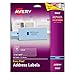 Avery Printable Address Labels with Sure Feed, Matte Clear, 1-1/3