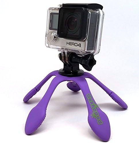 The New Gekkopod With GoPro Adapter (Purple) GoPro Tripod Flexible Tripod