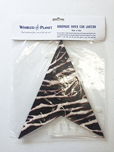 Zebra Paper Star Lamp/Lantern