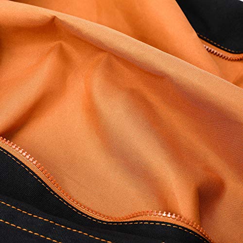 YanHao Yoga Mat Bags Canvas Yoga Mat Carrier with Zipper Pocket for Women and Men(Black)
