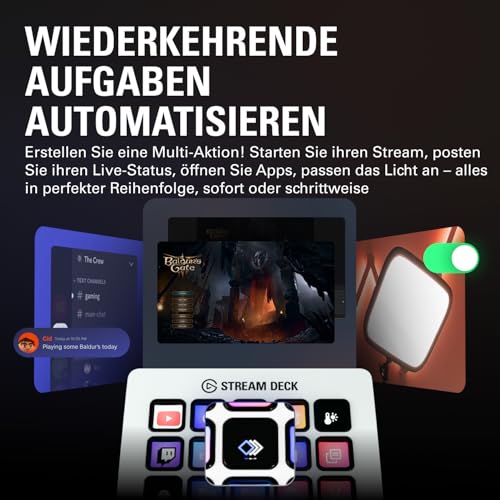 Stream Deck MK.2 Weiß Studio-Controller, 15 Tasten