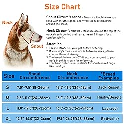 BARKLESS Head Collar for Dogs, No Pull Printed