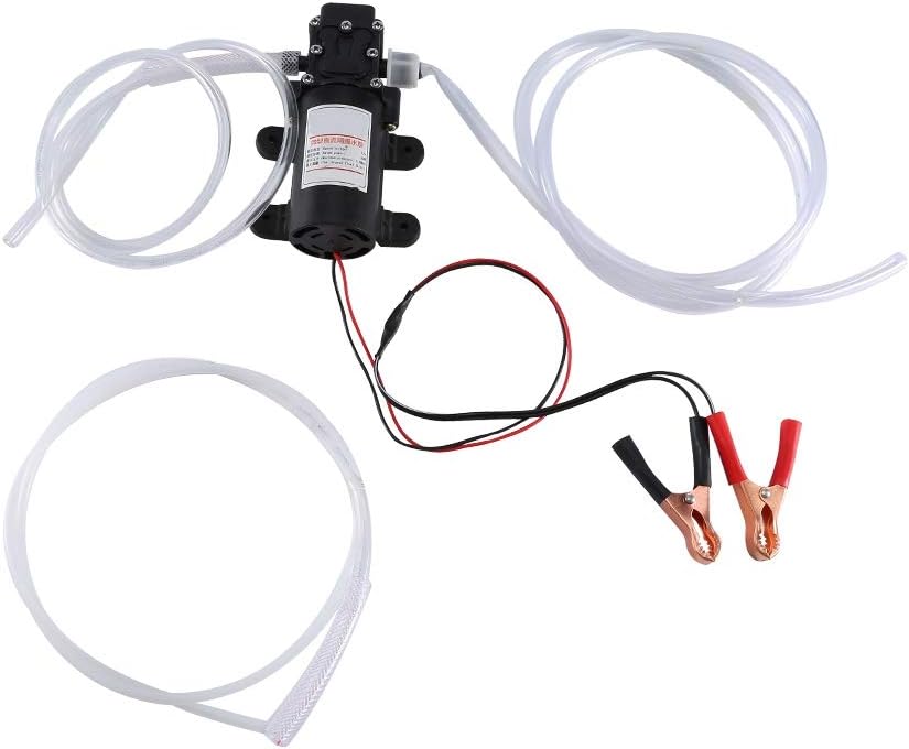 Electric Oil Extractor Pump Kit, 12V 60W Auto Car Fluid Transfer Pump, 0.8MPA Liquid Scavenge Exchange System - Image 5
