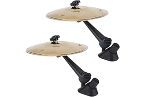 lasuroa 2pcs Car Crash Cymbal Air Vent, 13.8x13.8cm/5.4x5.4in Mini Car Drum Cymbal Funny Automotive Decoration Accessory for 