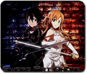 Sword Art Online Anime Sao Funny Cute Rectangle Mouse Pad Joie 28 Amazon Co Uk Clothing