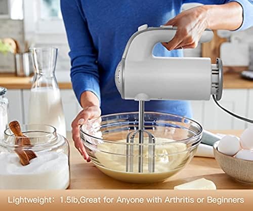 Hand Mixer Electric 300W Speeds Lightweight Powerful Handheld