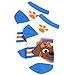 Paw Patrol Boys Girls 6 Pack Socks (4-6 (Shoe: 7-10), Pups White/Blue)