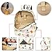 School Bookbags for Girls, Cute Pineapple Backpack College Bags Daypack Travel Bag by Mygreen (Beige-Large)
