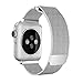 SICCIDEN Compatible with Apple Watch Band 38mm 40mm, Milanese Mesh Loop with Magnetic Clasp Stainless Steel Replacement Band Compatible with Apple Watch Series 4 Series 3 Series 2 Series 1, Silver