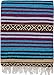 El Paso Designs Peyote Hippie Blanket Classic Mexican Style Falsa Stripe Pattern in Vivid Peyote Colors. Throw, Bed, Tapestry, or Yoga Blanket. Hand Woven Acrylic, 57