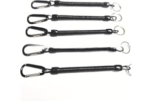 1pc Tactical Retractable Plastic Spring Elastic Rope Security Gear Tool for Airsoft Outdoor Hiking