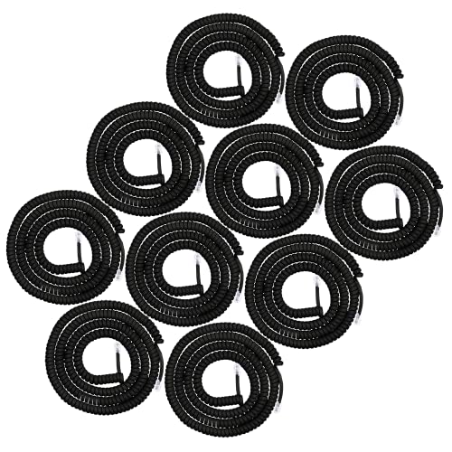 Power Gear Coiled Telephone Cord, 2 Feet Coiled, 12 Feet Uncoiled, Phone Cord Works with All Corded Landline Phones, for Use in Home or Office, Black, 27639