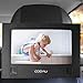 COOAU Car DVD Player Headrest Mount Holder Durable Car Back Seat DVD Strap Case for 10-10.5 inch Swivel & Flip Portable DVD Players