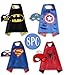 Child Super hero Costume, Cape and Mask Set for Kids, Birthday Party DIY Children