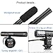 SmilePowo Camera Microphone, EIVOTOR Mic-01 3.5mm Digital Video Recording Microphone for D-SLR Camera, Stereo Shotgun Recording Microphone for Digital SLR Camera,Nikon/Canon Camera/DV Camcorder
