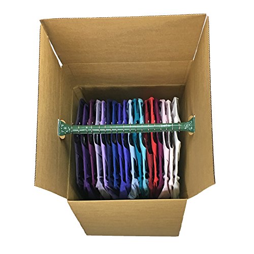 UBOXES Wardrobe Boxes - Qty: 6 Boxes w Bars - Moving Boxes Fast