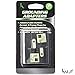 Katzco 3-Prong to 2-Prong Grounding Adapter Plug - 2 Piece for Wall Outlets - Converters for Outlets, Electrical, Household, Workshops, Industrial, Machinery, Appliances - UL Listed, Gray, Polarized