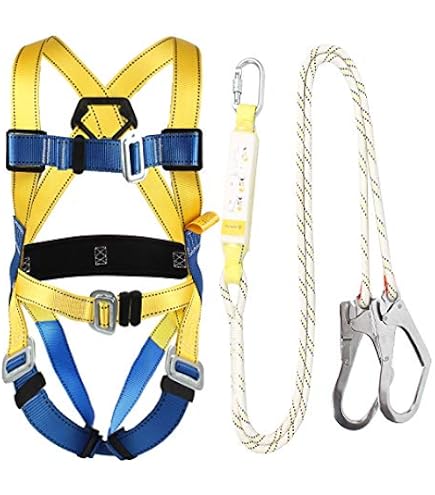 FHFallArrest Safety Harness Climbing Belt - Tongue Buckle Safety Belt FHFallArrest Safety Harness Climbing Belt - Tongue Buckle Safety Belt