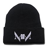 Marilyn Manson Logo Beanie Fashion Unisex Embroidery Beanies Skullies Knitted Hats Skull Caps