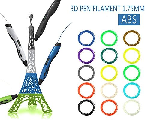 20pcs 1.75mm Modeling Stereoscopic ABS Print Filament For 3D Drawing Printer Pen