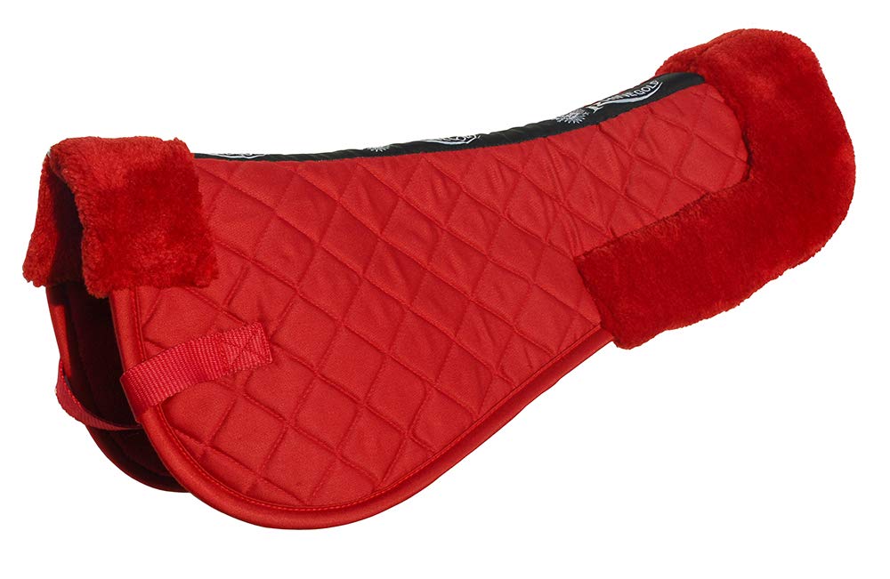 Rhinegold 0 Rhinegold Comfort Pad-full-red Saddle Pad, Red, Full UK