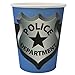 Police Party Supplies Packs (100 Pieces for 16 Guests) - Police Party Decorations, Police Birthday Party Supplies for Kids, Sheriff Party, Cop Party, Police Academy Graduation Party, Blue Orchards
