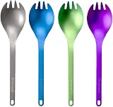Snow Peak SCT-004 Titanium Spork Lightweight Compact Camping Utensil view 5
