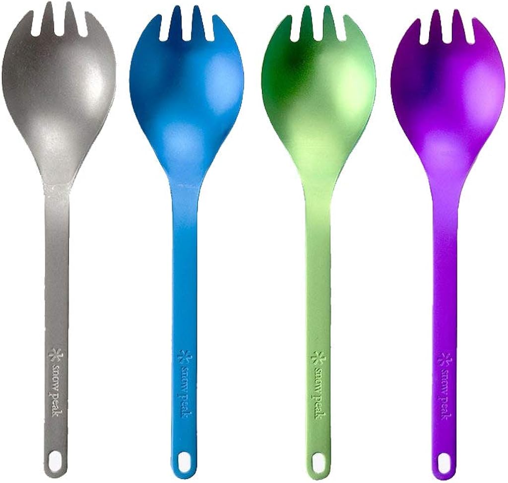 Snow Peak SCT-004 Titanium Spork, Lightweight, Compact for Camping/Backpacking, Eco-Friendly, Daily Use - Image 5
