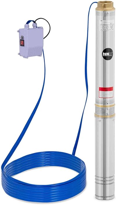 MSW Motor Technics Submersible Pump 1100W 10.8m³/h 54m Lift Well Fountain
