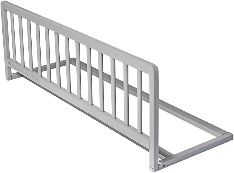 Safetots Wooden Bed Guard Grey 110cm x 38cm Pre-Assembled