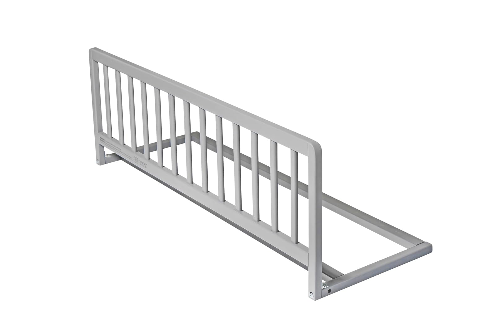 Safetots Wooden Bed Guard, Grey, 38cm High x 110cm Wide, Toddler Bedrail for Safety, Secure Child Bed Rail, Pre-Assembled, Easy Installation