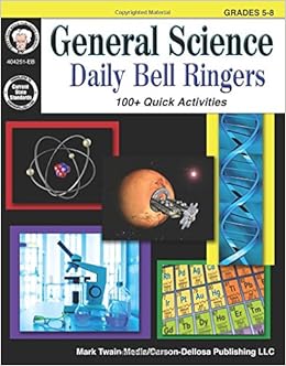 General Science Grades 5 8 Daily Bell Ringers Schyrlet - 