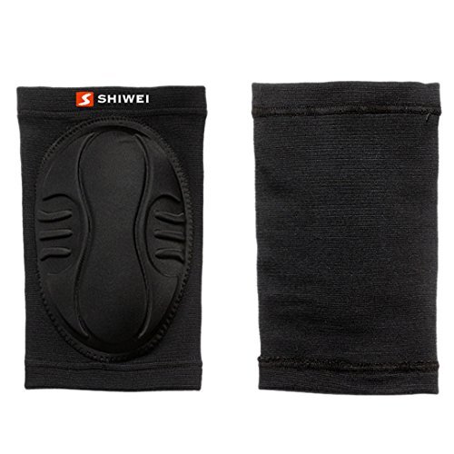 FEOYA Sports Knee Pads Soft Warmer Knee Protector Sporting Skating Ice Skiing Snowboarding Size M - Black