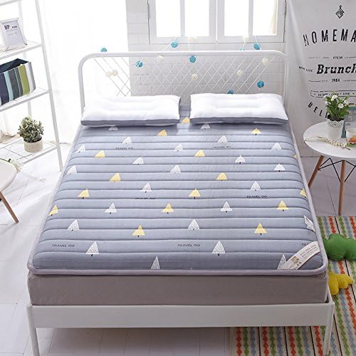 CUNDIAN Portable Tatami Floor mat,for Ground Temperature Isolation Non-Slip Mattress Topper Twin Full Queen King -D 180x200cm(71x79inch)