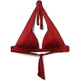 CALZEDONIA Shiny Satin Graduated Padding Triangle Swimsuit Top