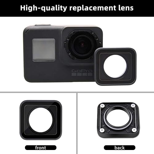 Lens Cover Gopro Hero Lens Hero 7/6/5 UV Filter Aluminum Frame
