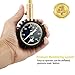 HUANZHAN Heavy Duty Tire Pressure Gauge (0-60 PSI) - Certified ANSI B40.1 Accurate with Large 2