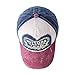 Vankerful Vintage Washed Denim Cotton Sports Baseball Cap for Women and Men Burgundy Navy