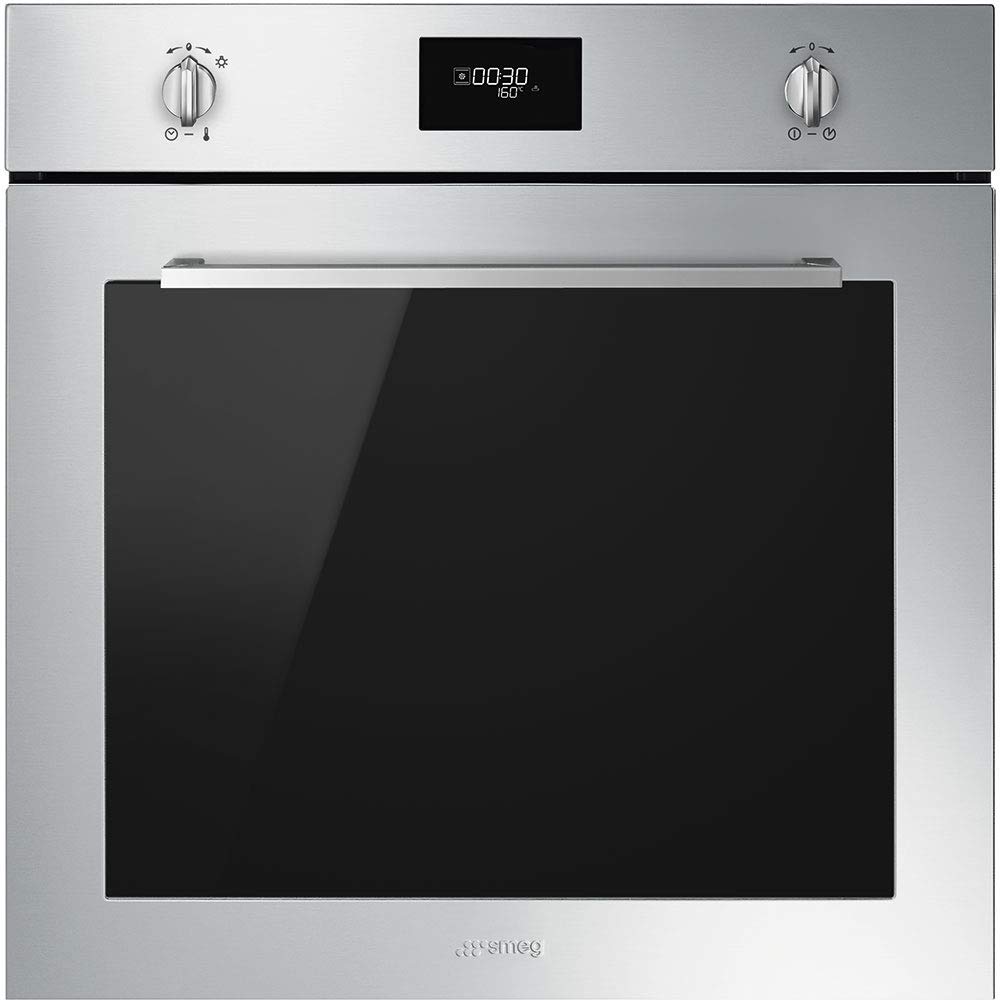 Classe A+ Pirolitico Forno elettrico ventilato multifunzione da 70 Litri  Smeg SFP6401VX Grandi elettrodomestici urban-earth.co.uk