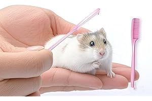 3Pcs Hamster Combs，Mini Comb for Hamsters, Rabbits, Guinea Pigs