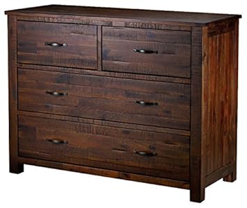 The Attic French Style Iowa Sideboard (Matt Finish, Dark Walnut)