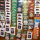 50 Original Unopened Packs of New & Vintage Baseball Cards (1986-2010) PLUS Pack 100 Soft Sleeves by Rookies HQ