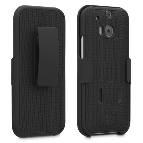 Case with kickstand + holster for The new HTC One (M8)
