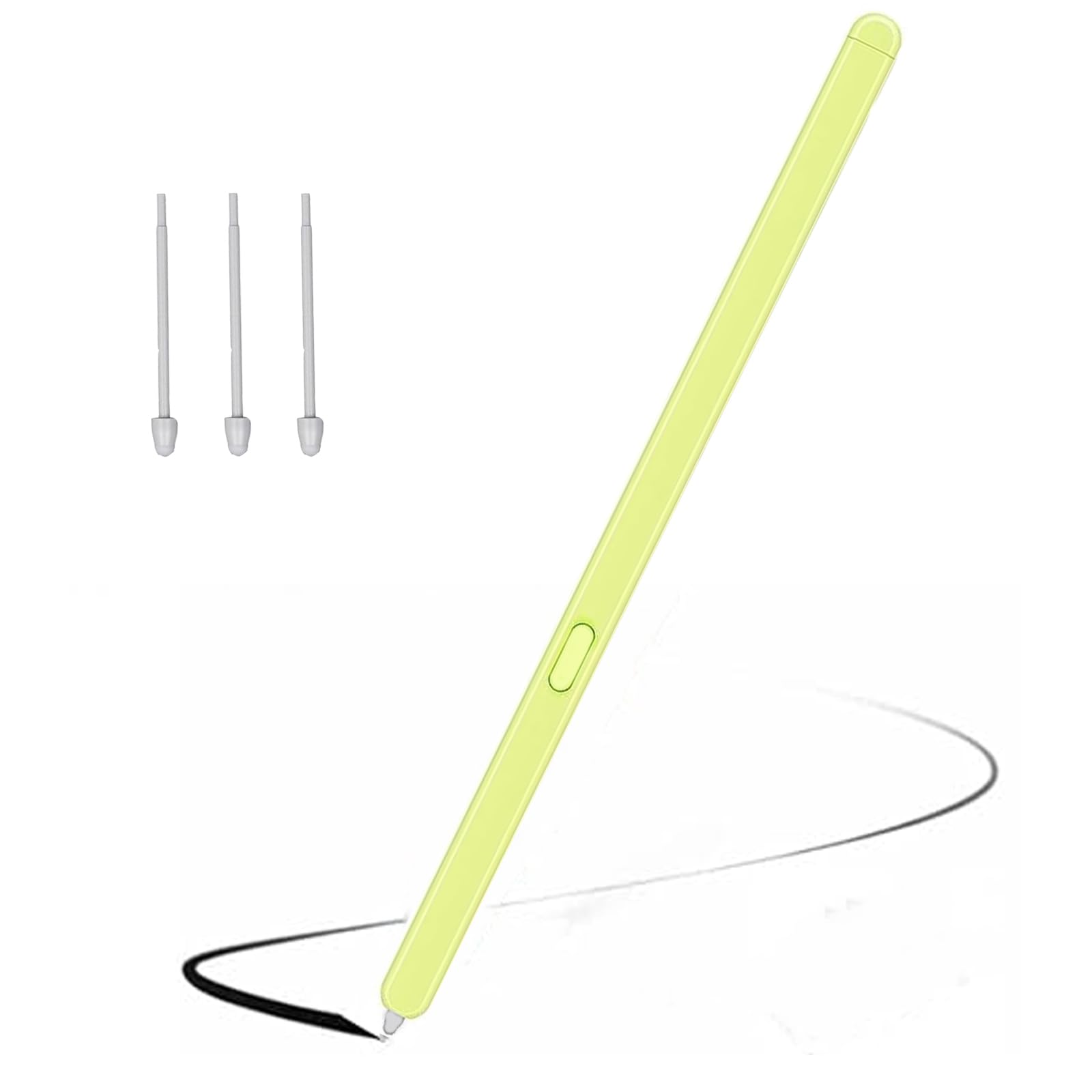 Z Fold 6/5 Slim S Pen Fold Edition Replacement Compatible Galaxy Z Fold6 / Fold5 Phones Only, Slim 1.5mm Pen Tip, 4096 Pressure Levels, 3*Tips/Nibs (Green)