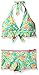 YMI Girls' Hawaiian Punk Two Piece Smocked Boyshort Swimsuit